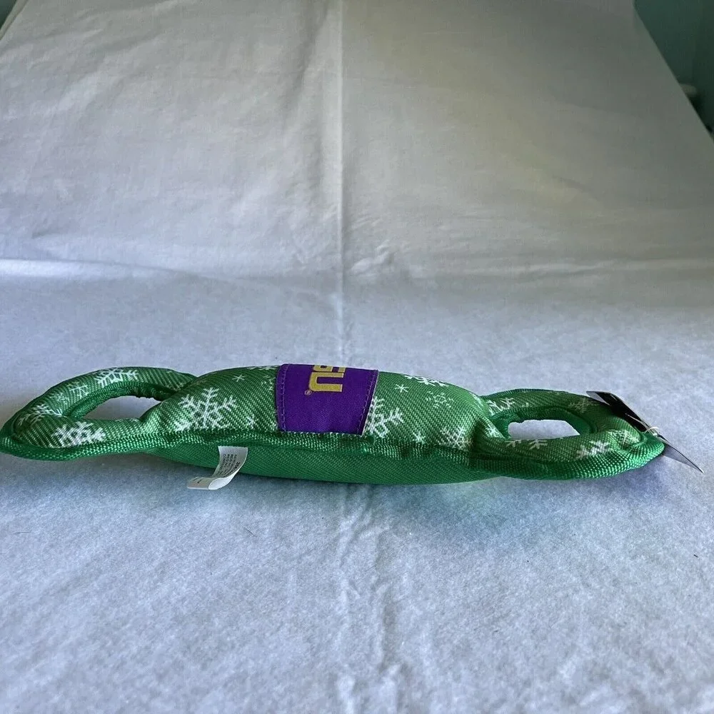 LSU Tigers Pet Dog Tug Toy Pets First Louisiana State University Football NEW